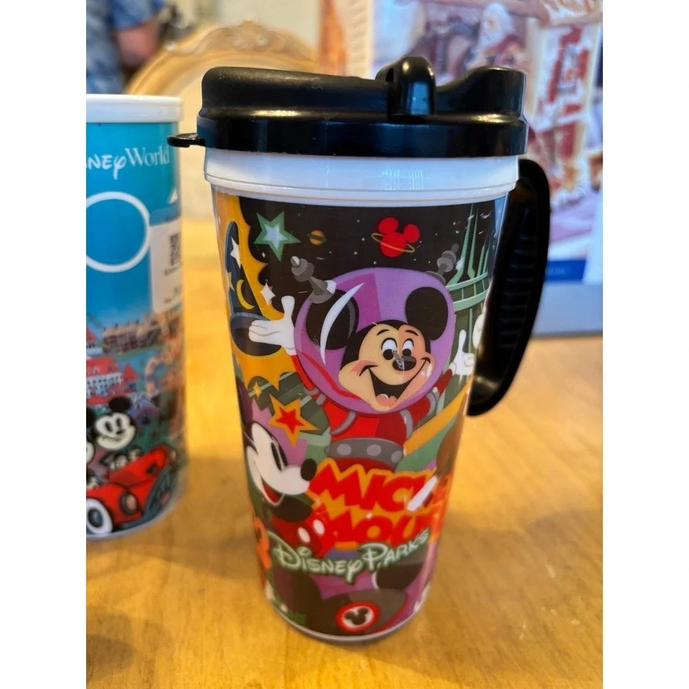 Lot of 3 Walt Disney World Travel Tumbler Mugs assorted - Picture 3 of 4
